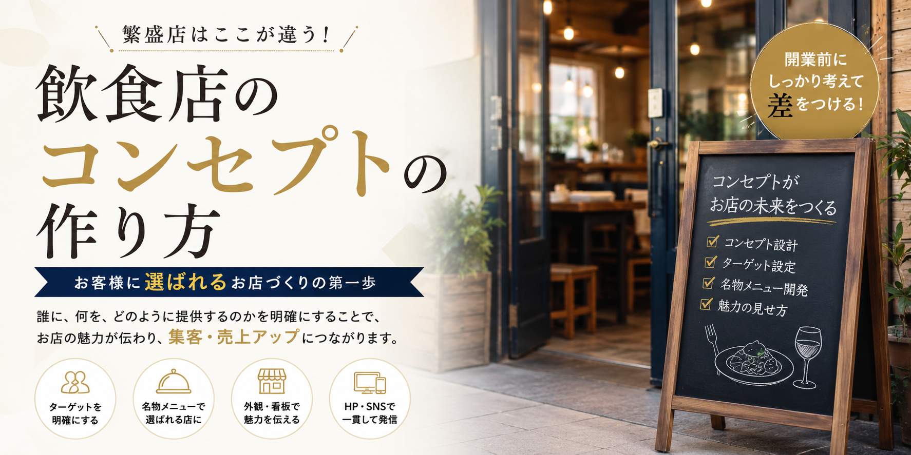 飲食店のコンセプトの作り方