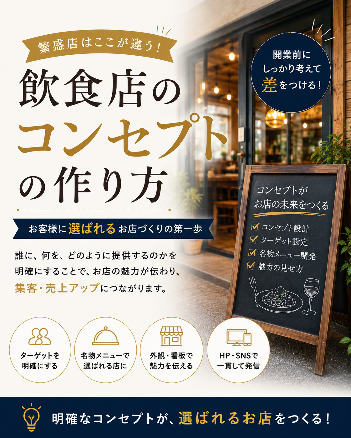 飲食店のコンセプトの作り方